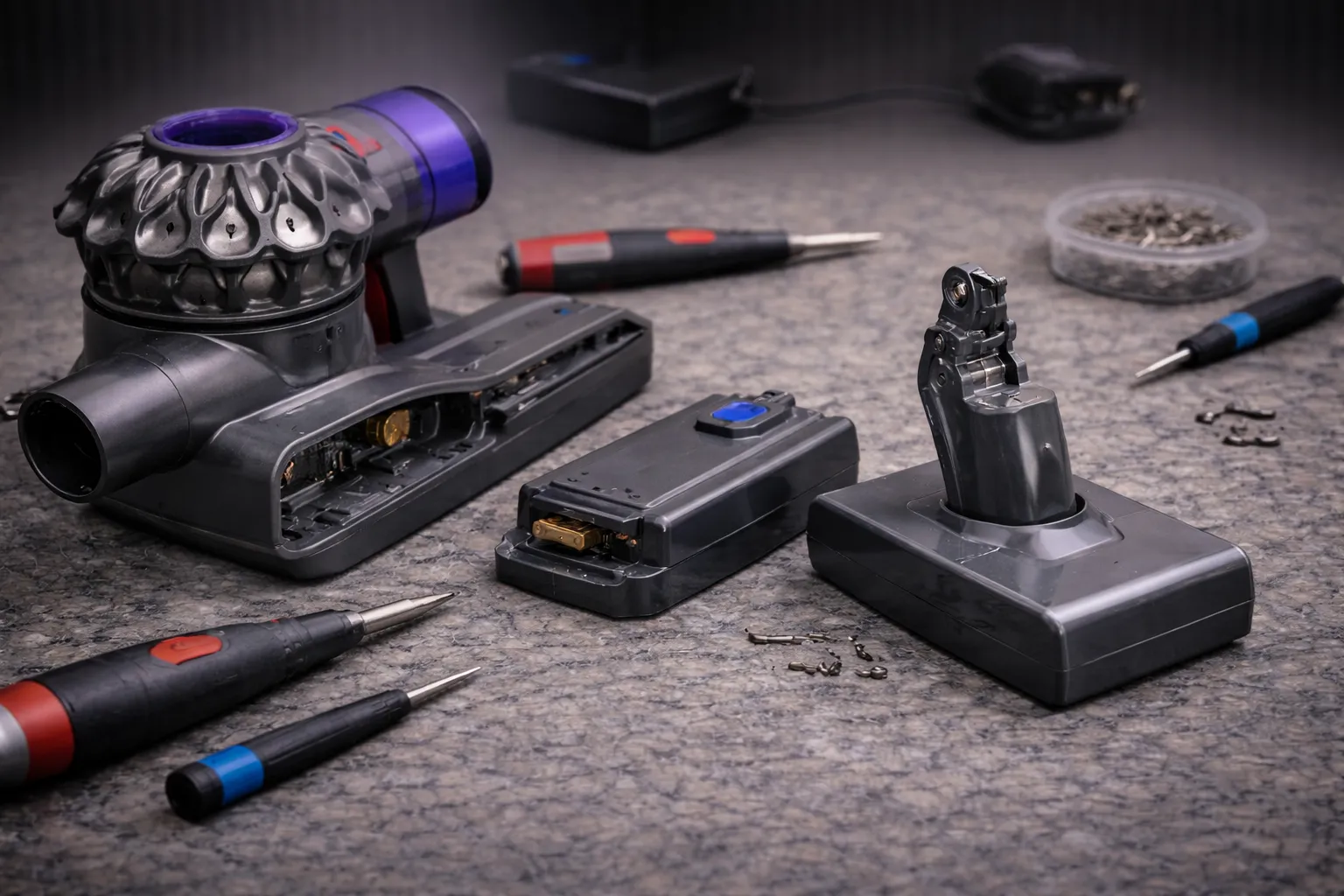 Замена аккумулятора пылесоса Dyson
