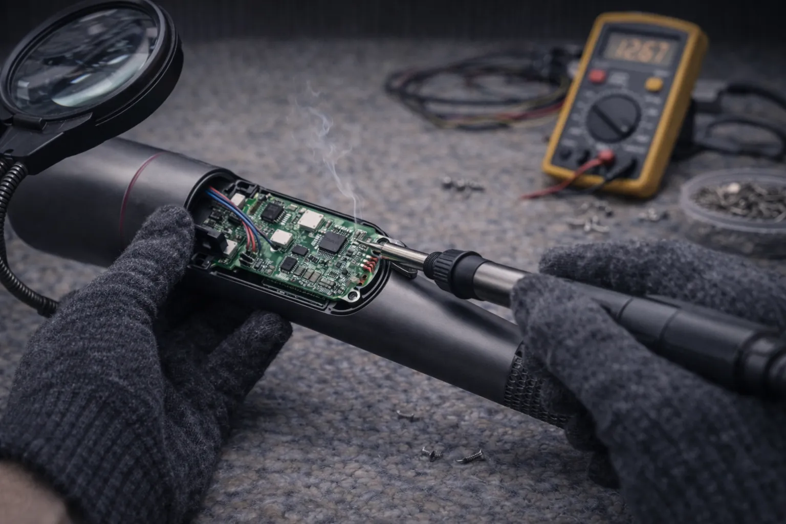 Ремонт платы управления фена Dyson